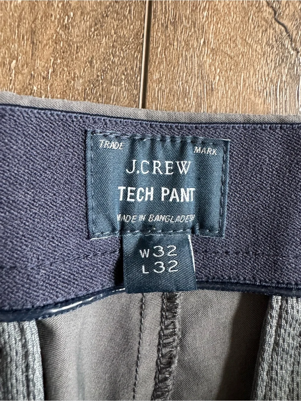 J. Crew Men's Gray Tech Pants Size 32x32
